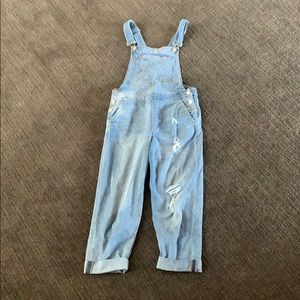 Denim overalls